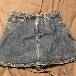 So this jean skirt is from dress barn